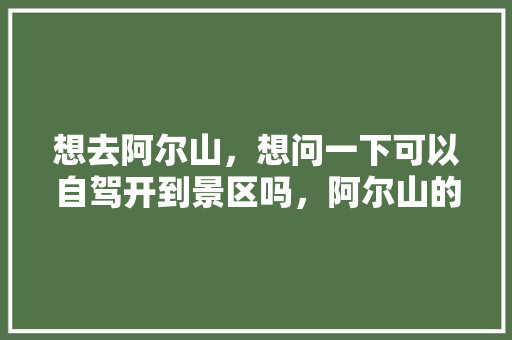 想去阿尔山，想问一下可以自驾开到景区吗，阿尔山的小吃