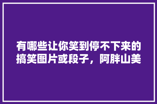 有哪些让你笑到停不下来的搞笑图片或段子，阿胖山美食 有哪些让你笑到停不下来的搞笑图片或段子，阿胖山美食 旅行资讯
