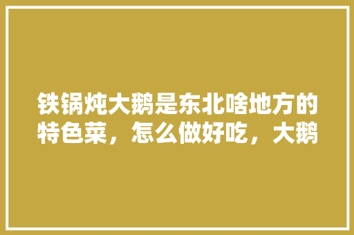 铁锅炖大鹅是东北啥地方的特色菜，怎么做好吃，大鹅美食 铁锅炖大鹅是东北啥地方的特色菜，怎么做好吃，大鹅美食 健康建议