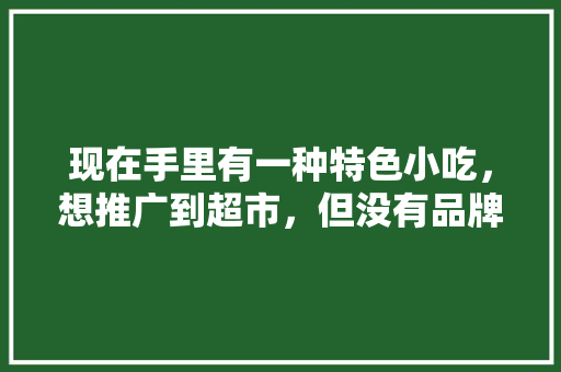 现在手里有一种特色小吃，想推广到超市，但没有品牌知名度，有没有什么好的营销方法，家乡小吃市场营销方案 现在手里有一种特色小吃，想推广到超市，但没有品牌知名度，有没有什么好的营销方法，家乡小吃市场营销方案 旅行资讯
