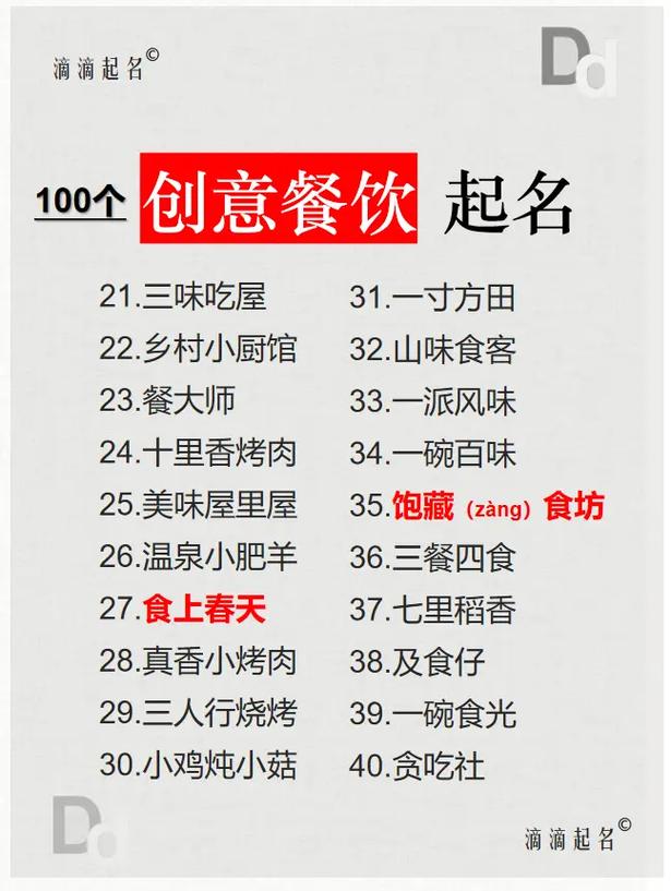 五个有特色的饭店名，小吃店特色名字不易重复 五个有特色的饭店名，小吃店特色名字不易重复 健康建议