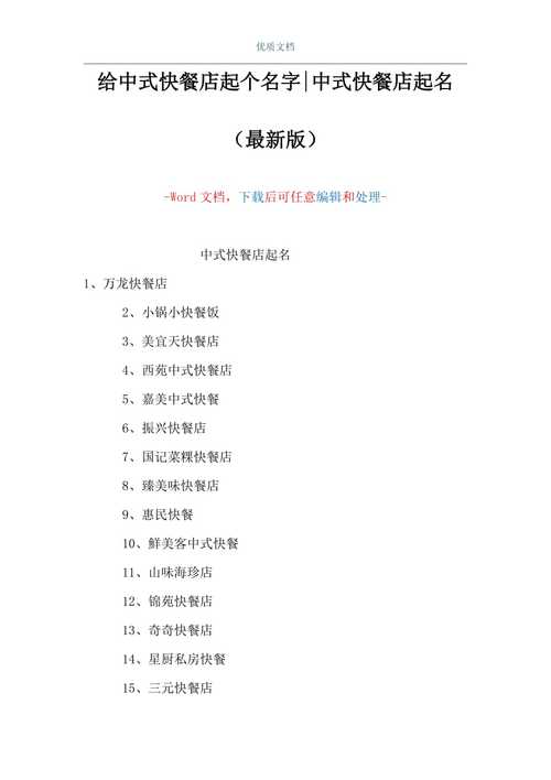 有创意的小吃店名字，特色美食小吃店名 有创意的小吃店名字，特色美食小吃店名 家居窍门